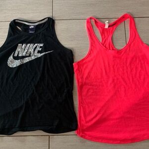 Tank tops 2 womens Nike and Under Armour